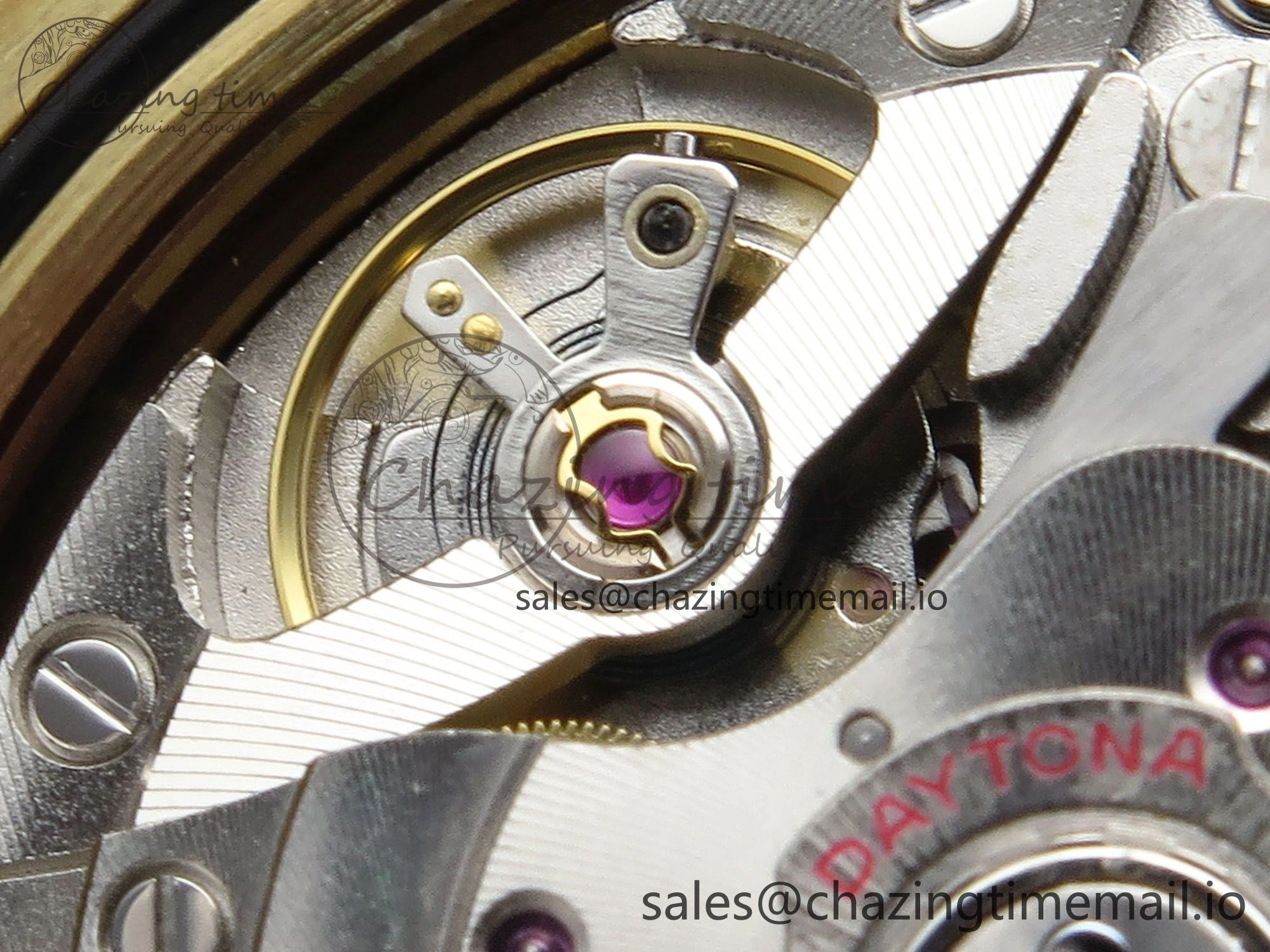 WaterResistant Daytona 116508 YG EWEF 1:1 Best Edition 904L Steel YG Bezel Green Dial on YG Bracelet SH 350