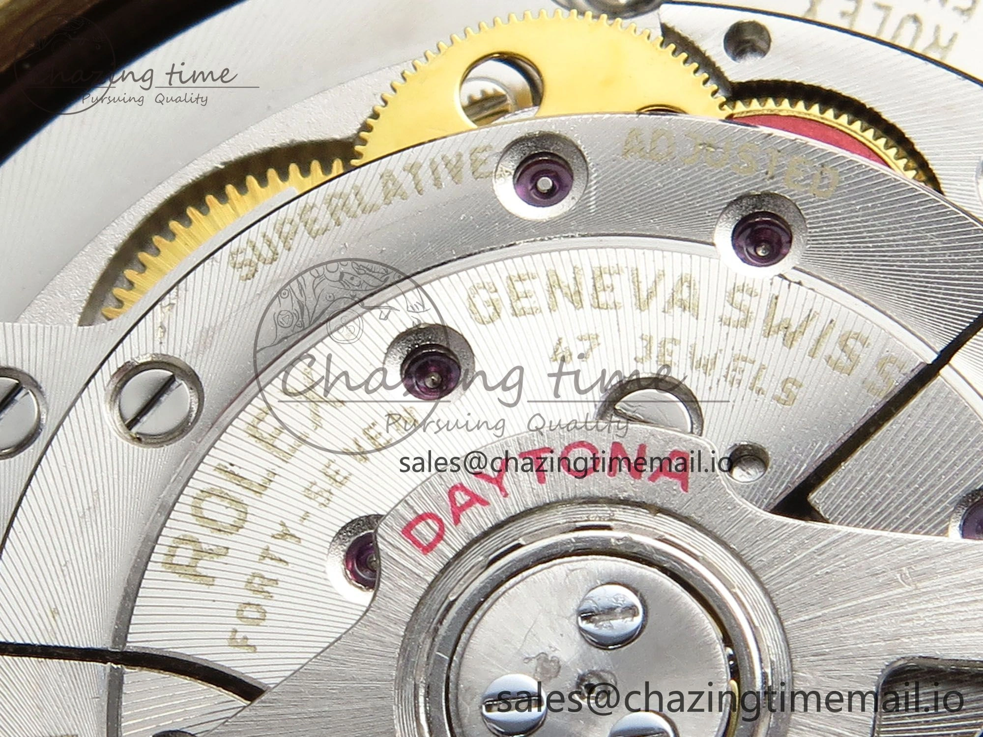 WaterResistant Daytona 116508 YG EWEF 1:1 Best Edition 904L Steel YG Bezel Green Dial on YG Bracelet SH 350