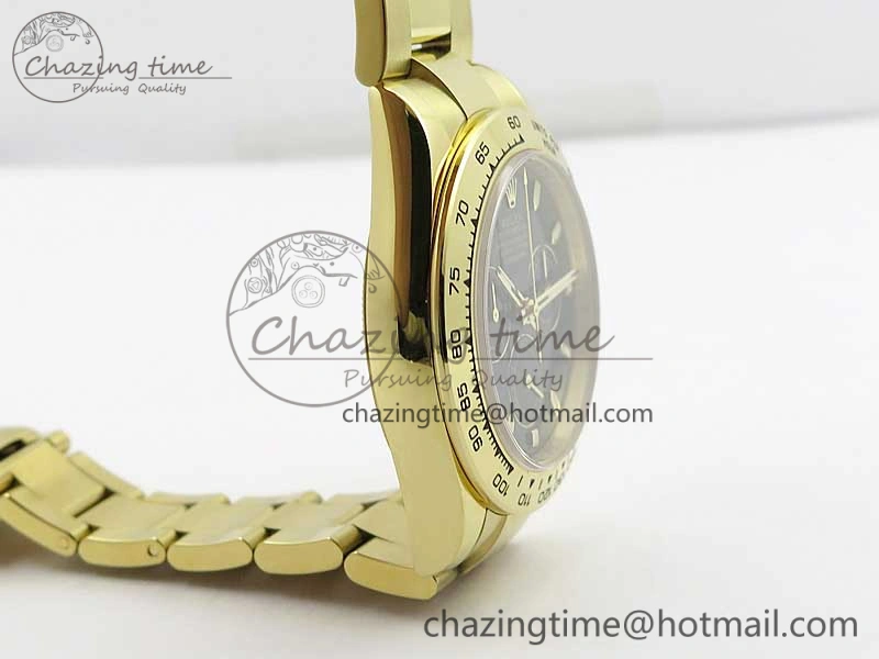ComfortFit Daytona 116508 YG Noob 1:1 Best Edition 904L SS Case and Bracelet Black Dial SA4130 V 3125