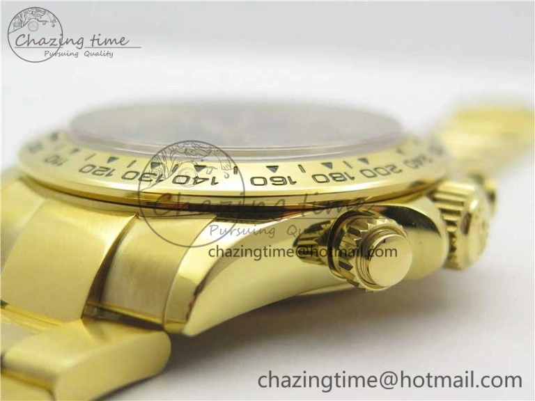 Daytona 116508 YG Noob 1:1 Best Edition 904L SS Case and Bracelet Green Dial SA4130 V Stretchable 3225