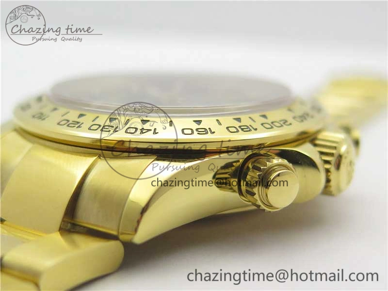 Daytona 116508 YG Noob 1:1 Best Edition 904L SS Case and Bracelet Green Dial SA4130 V Stretchable 3225