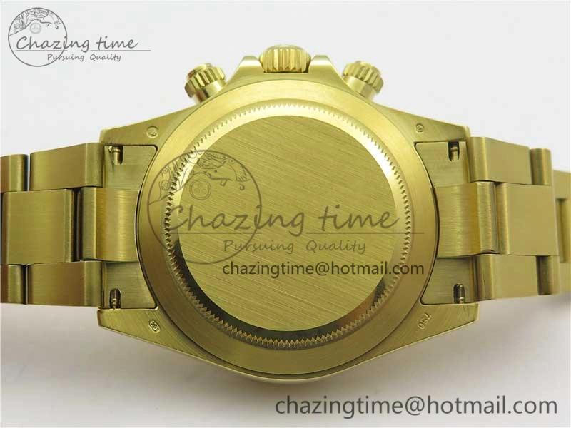Fashionable Daytona 116508 YG Noob 1:1 Best Edition 904L SS Case and Bracelet Yellow Gold Dial SA4130 V 3224