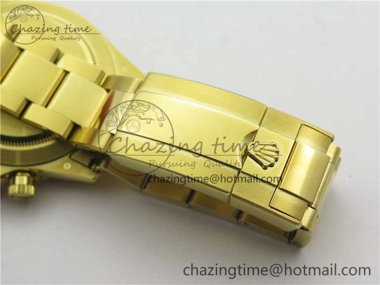 Fashionable Daytona 116508 YG Noob 1:1 Best Edition 904L SS Case and Bracelet Yellow Gold Dial SA4130 V 3224