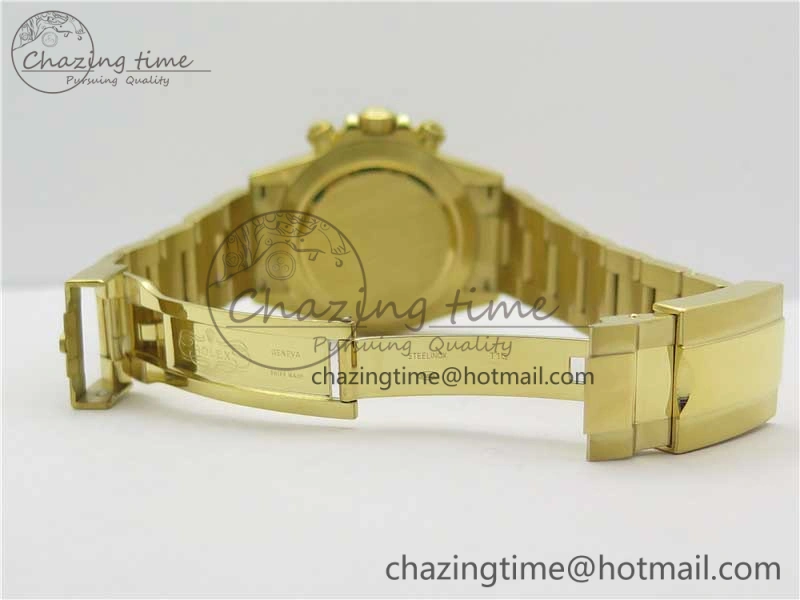 Fashionable Daytona 116508 YG Noob 1:1 Best Edition 904L SS Case and Bracelet Yellow Gold Dial SA4130 V 3224