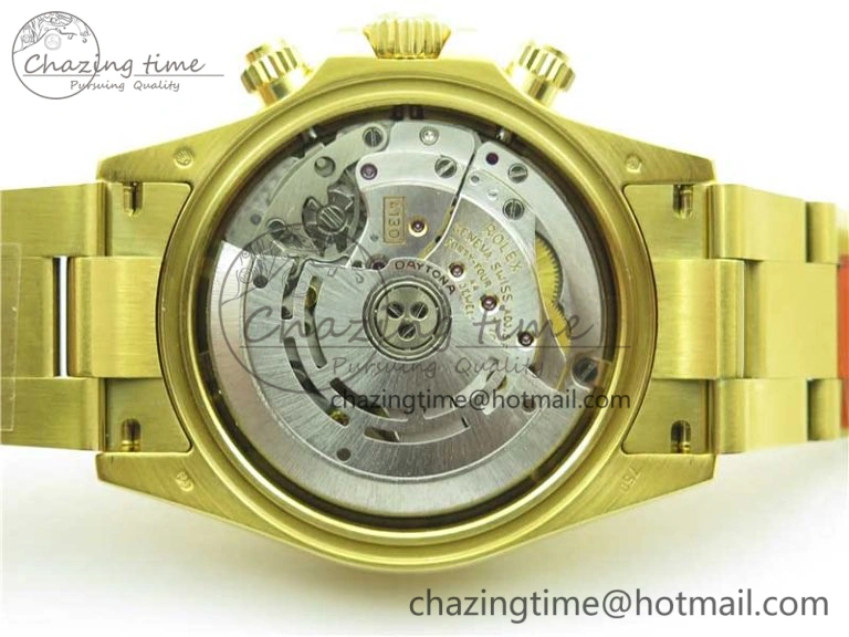 Daytona 116508 YG Noob 1:1 Best Edition 904L YG Case and Bracelet White Dial SA4130 V Resilient 2944
