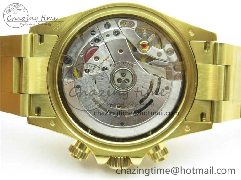 Daytona 116508 YG Noob 1:1 Best Edition 904L YG Case and Bracelet White Dial SA4130 V Resilient 2944