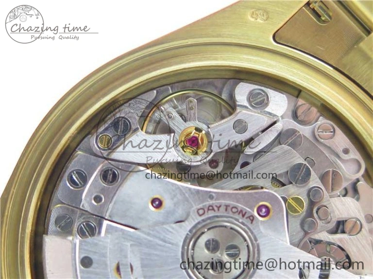 Daytona 116508 YG Noob 1:1 Best Edition 904L YG Case and Bracelet White Dial SA4130 V Resilient 2944