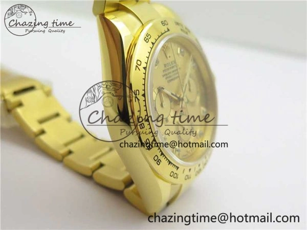 Daytona 116508 YG Noob 1:1 Best Edition 904L YG Case and Bracelet YG Crystal Dial SA Contemporary 2628