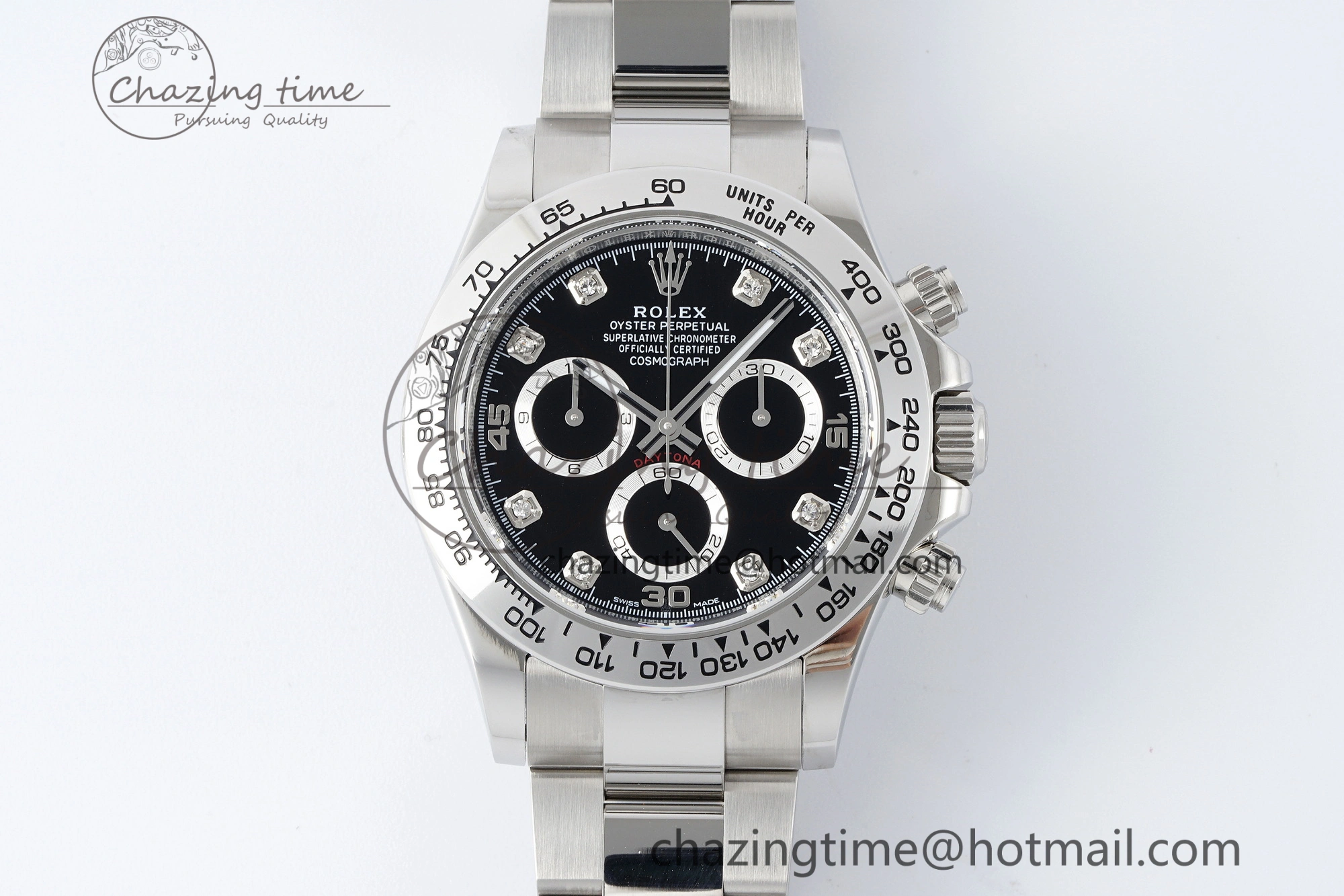 Daytona 116509 BTF 1:1 Best Edition 904L SS Case and Bracelet Black Diamonds Dial SA Comfortable 2098