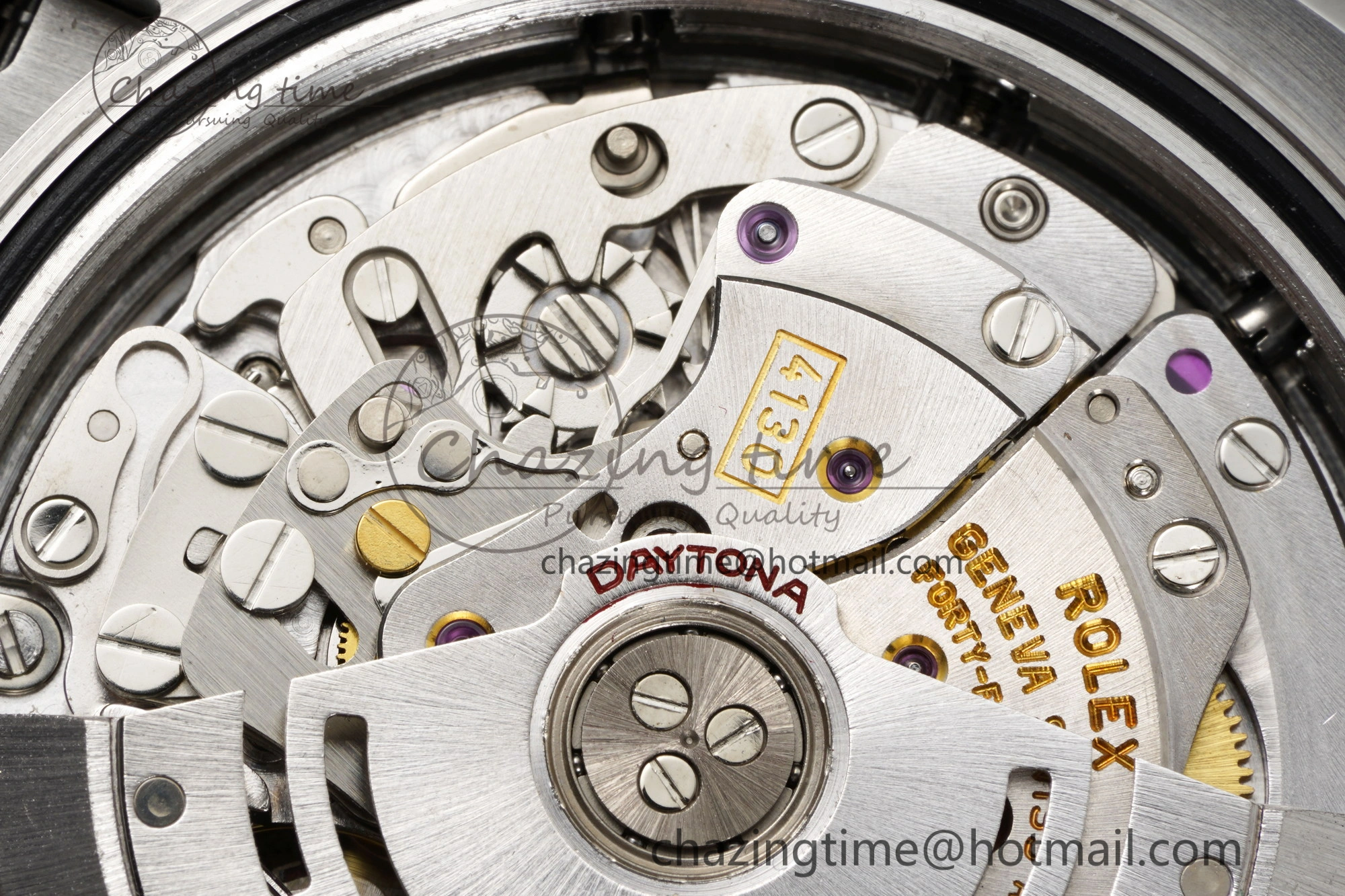 Stylish Daytona 116509 Clean 1:1 Best Edition 904L SS Case Gray Dial on Rubber Strap SA4130 V 2156