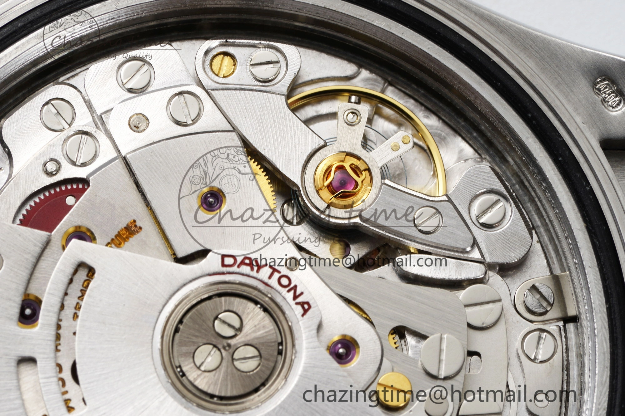 Stylish Daytona 116509 Clean 1:1 Best Edition 904L SS Case Gray Dial on Rubber Strap SA4130 V 2156