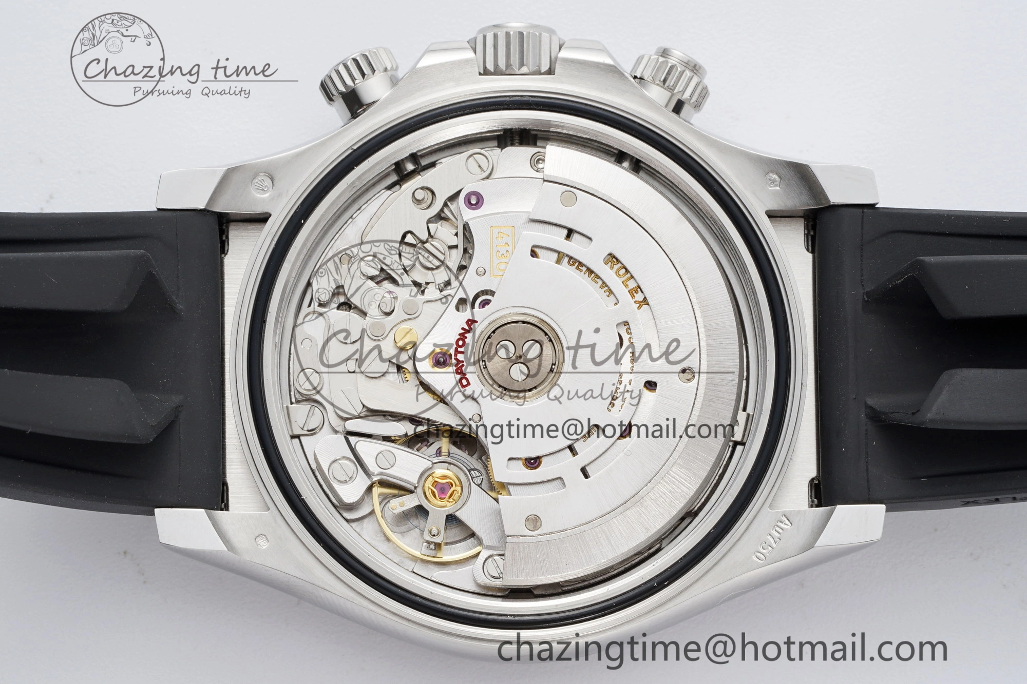 Stylish Daytona 116509 Clean 1:1 Best Edition 904L SS Case Gray Dial on Rubber Strap SA4130 V 2156