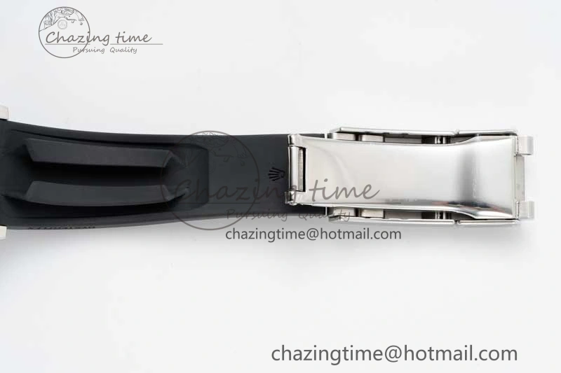 Daytona 116509 Clean 1:1 Best Edition 904L SS Case Silver Black Dial on Rubber Strap SA4130 V Casual 2119
