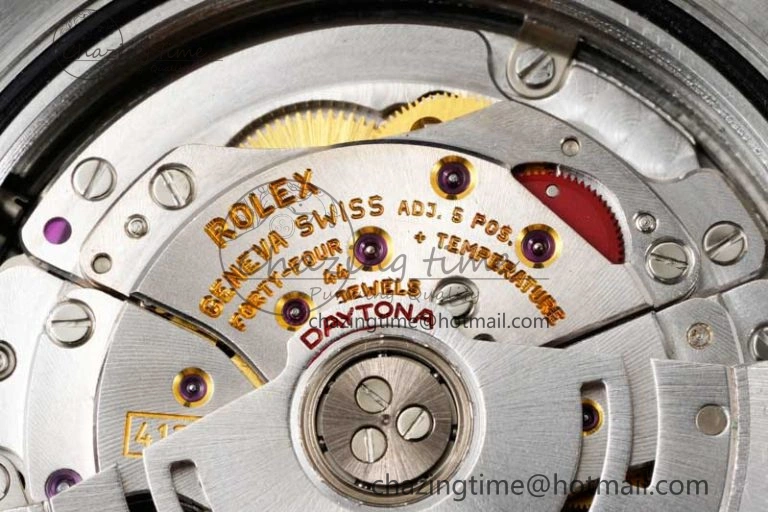 Daytona 116509 Clean 1:1 Best Edition 904L SS Case Silver Black Dial on Rubber Strap SA4130 V Casual 2119