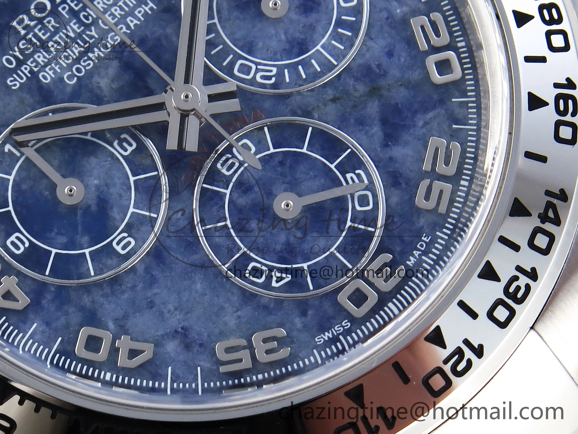 SportInspired Daytona 116509 Clean 1:1 Best Edition 904L SS Case and Bracelet Blue Sodalite Dial SA4130 V 1854