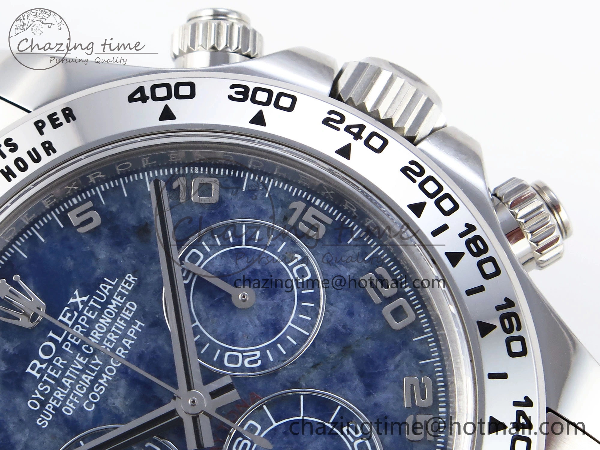 SportInspired Daytona 116509 Clean 1:1 Best Edition 904L SS Case and Bracelet Blue Sodalite Dial SA4130 V 1854