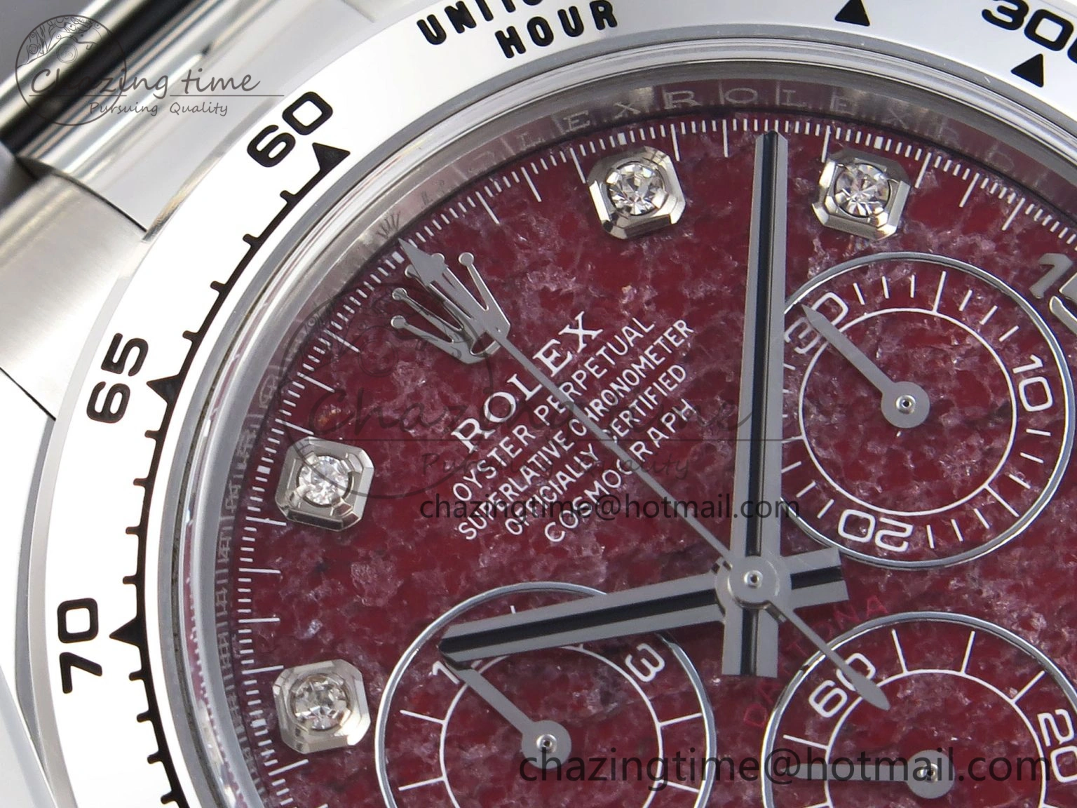 Tailored Daytona 116509 Clean 1:1 Best Edition 904L SS Case and Bracelet Red Sodalite Dial SA4130 V 1853