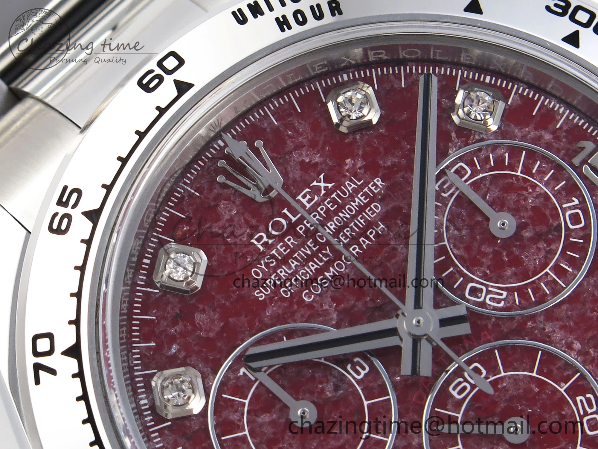 Tailored Daytona 116509 Clean 1:1 Best Edition 904L SS Case and Bracelet Red Sodalite Dial SA4130 V 1853