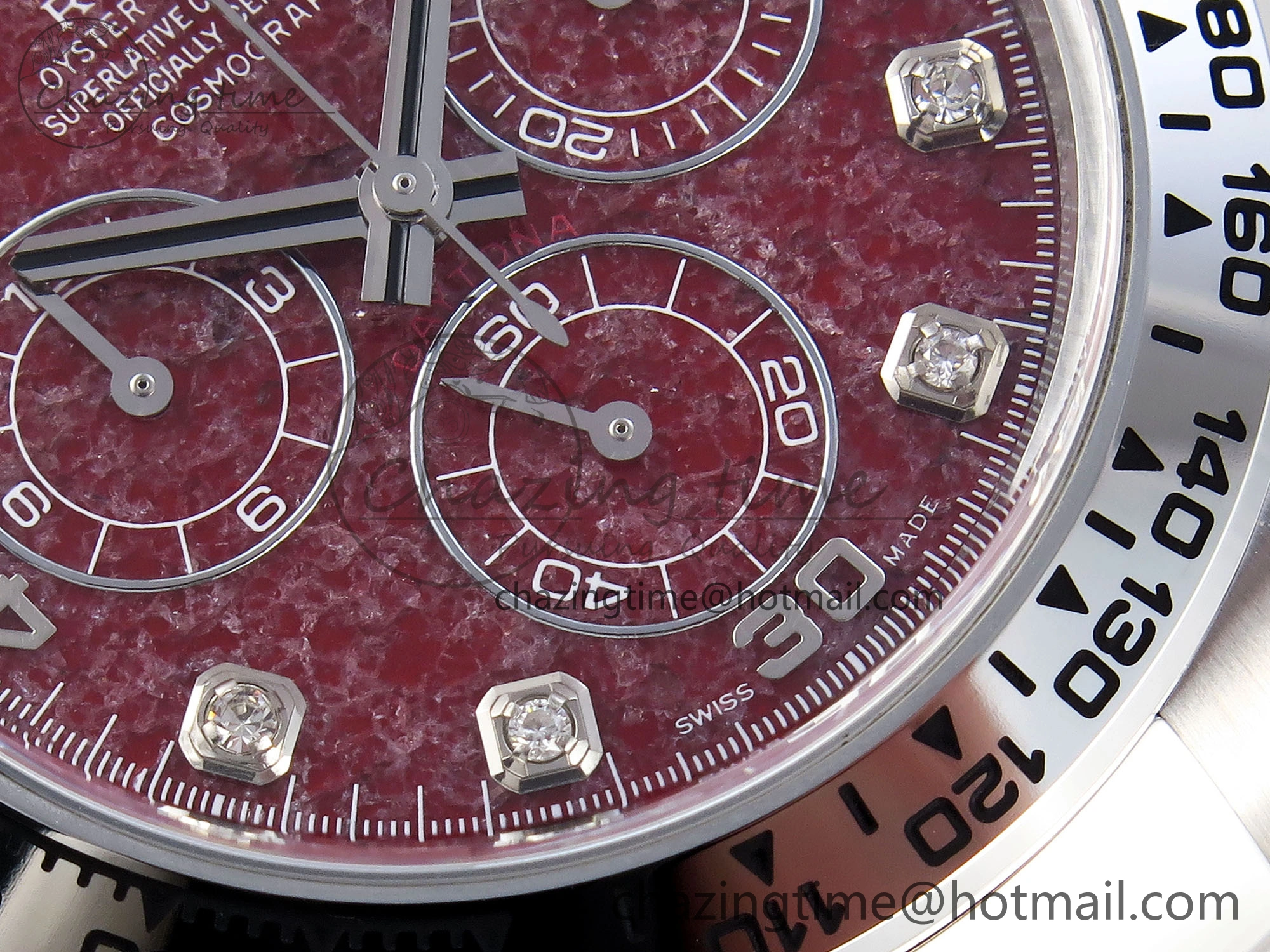 Tailored Daytona 116509 Clean 1:1 Best Edition 904L SS Case and Bracelet Red Sodalite Dial SA4130 V 1853