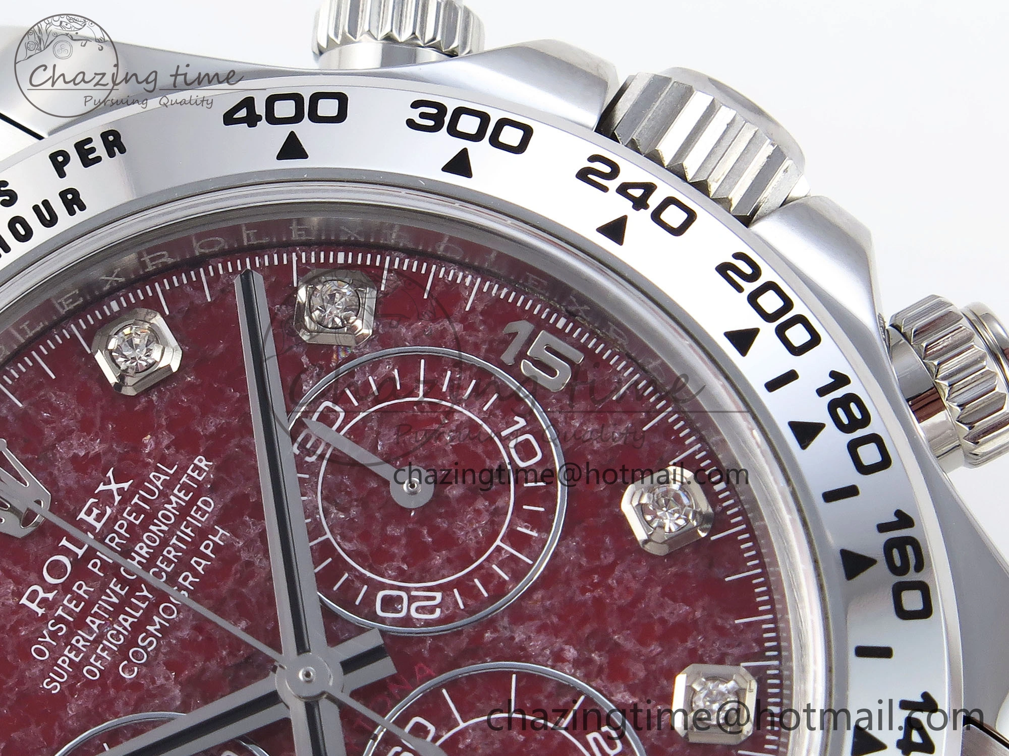Tailored Daytona 116509 Clean 1:1 Best Edition 904L SS Case and Bracelet Red Sodalite Dial SA4130 V 1853