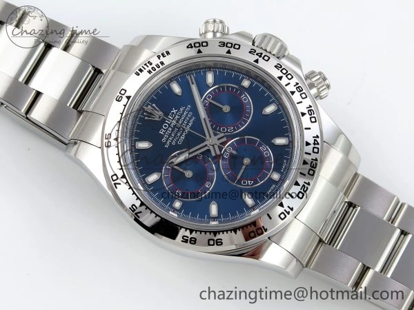 Daytona 116509 Clean 1:1 Best Edition Blue Stick Dial on SS Bracelet SA4130 V Sporty 1743