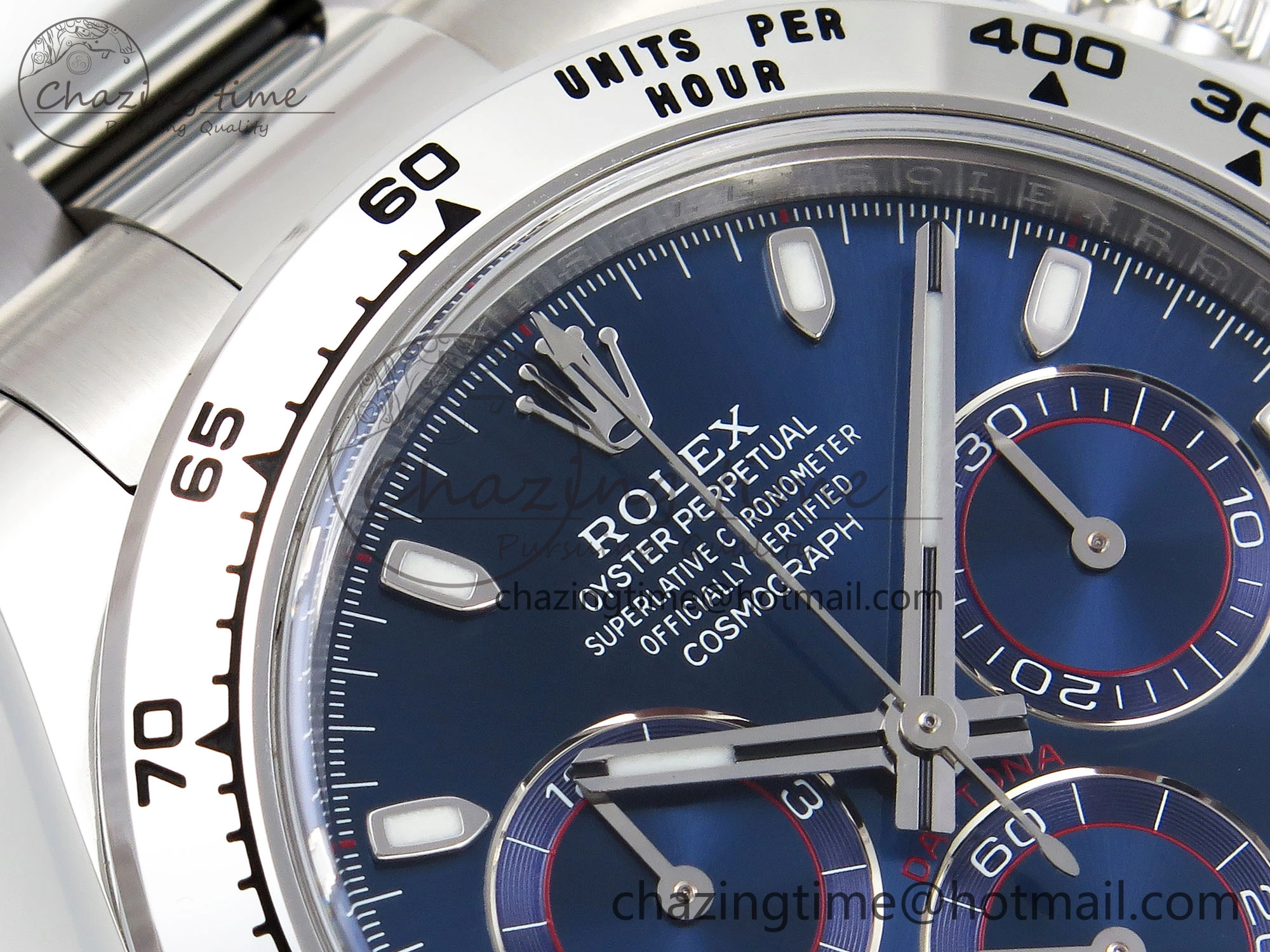 Daytona 116509 Clean 1:1 Best Edition Blue Stick Dial on SS Bracelet SA4130 V Sporty 1743