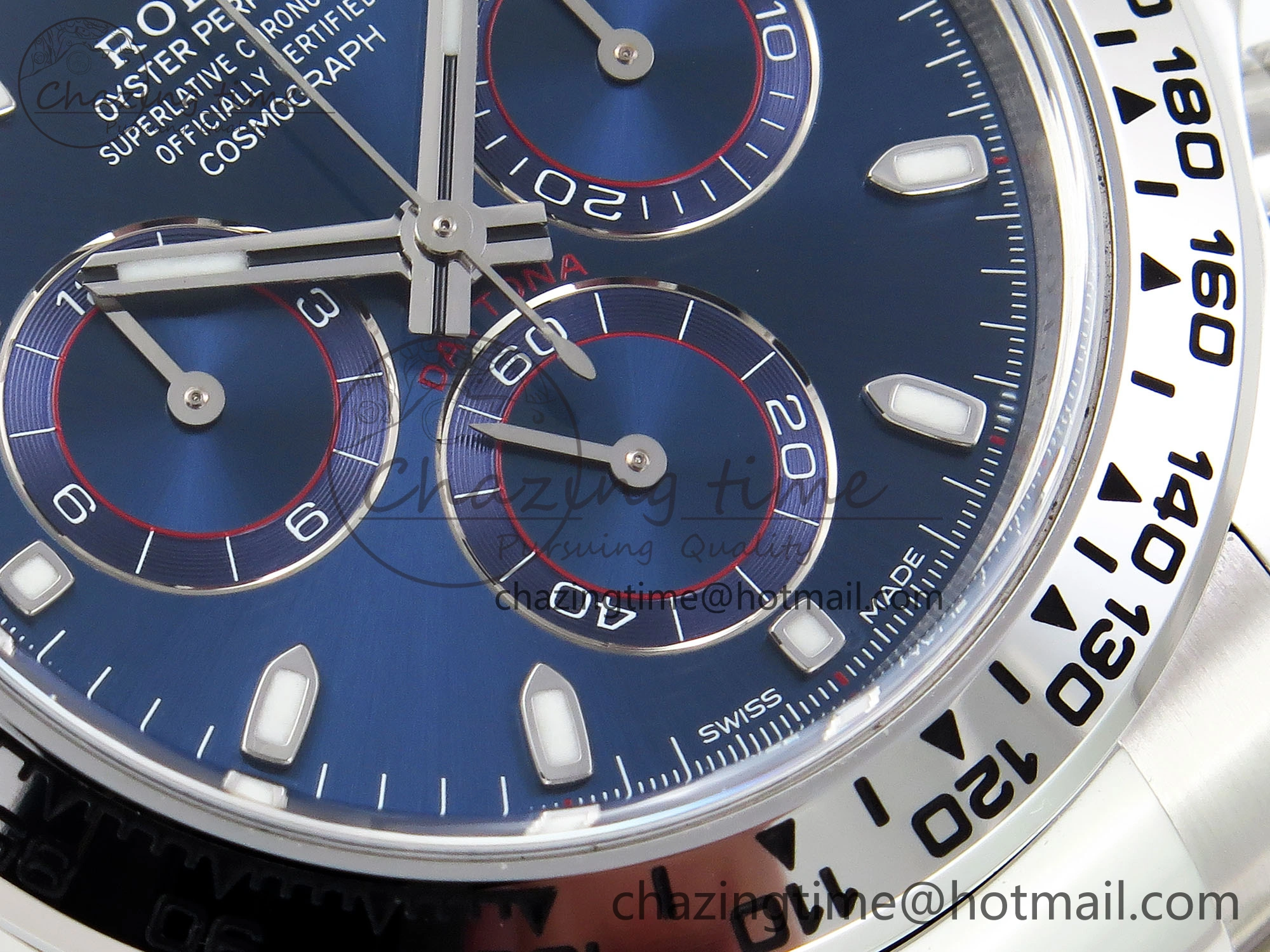 Daytona 116509 Clean 1:1 Best Edition Blue Stick Dial on SS Bracelet SA4130 V Sporty 1743