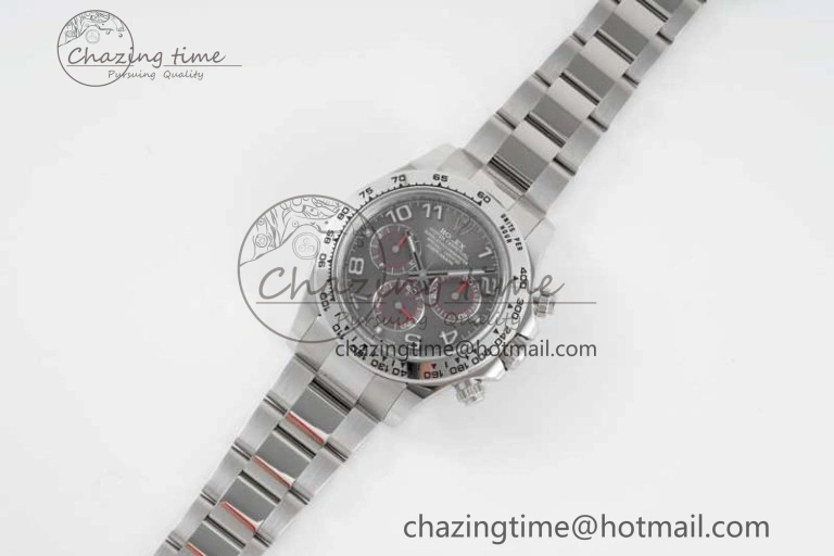 Trendsetting Daytona 116509 Clean 1:1 Best Edition Gray Dial Arabic Markers on SS Bracelet SA4130 V 2009