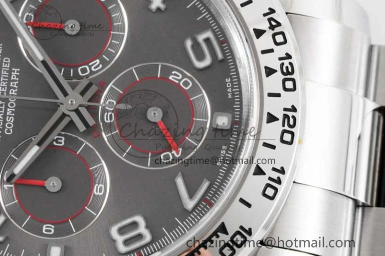Trendsetting Daytona 116509 Clean 1:1 Best Edition Gray Dial Arabic Markers on SS Bracelet SA4130 V 2009