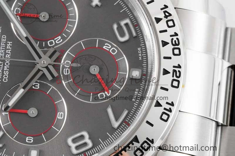 Trendsetting Daytona 116509 Clean 1:1 Best Edition Gray Dial Arabic Markers on SS Bracelet SA4130 V 2009