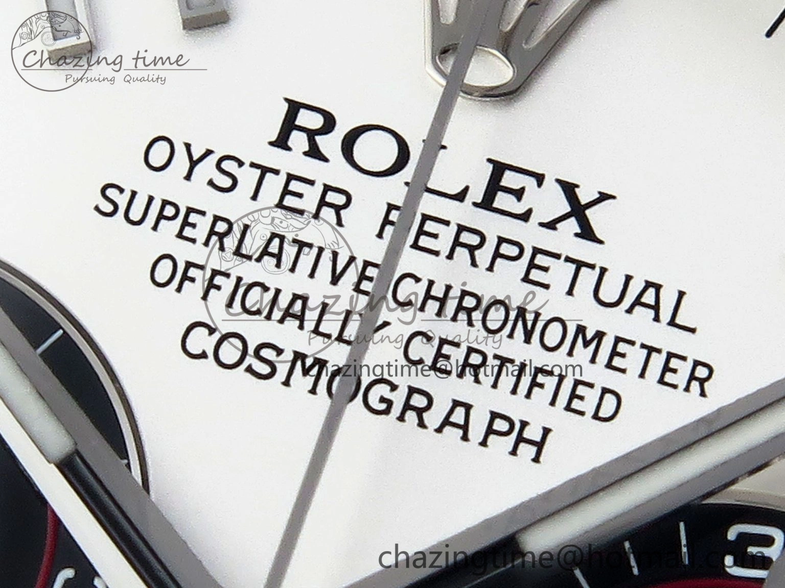 OnTrend Daytona 116509 Clean 1:1 Best Edition White Dial Arabic Markers on SS Bracelet SA4130 V 1947