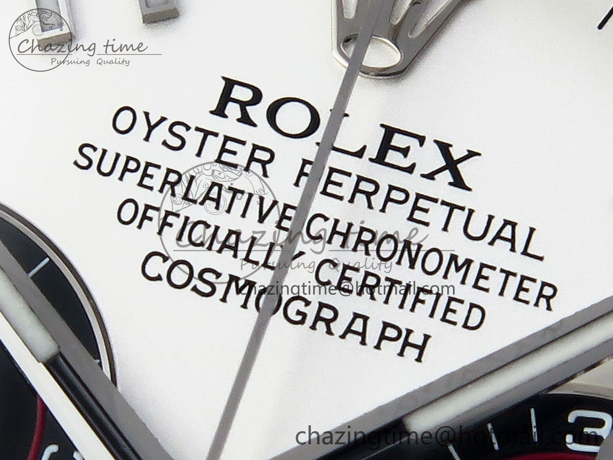 OnTrend Daytona 116509 Clean 1:1 Best Edition White Dial Arabic Markers on SS Bracelet SA4130 V 1947