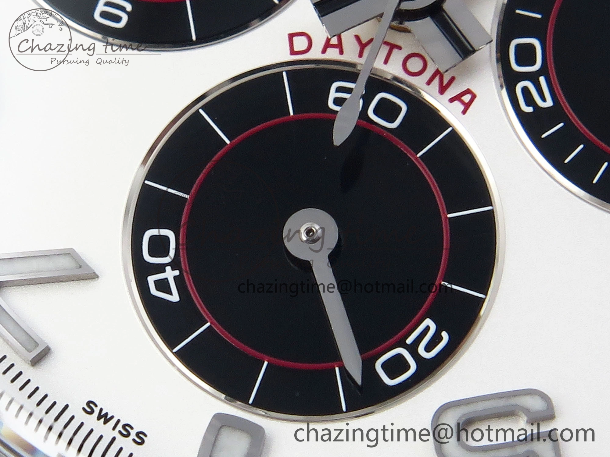 OnTrend Daytona 116509 Clean 1:1 Best Edition White Dial Arabic Markers on SS Bracelet SA4130 V 1947