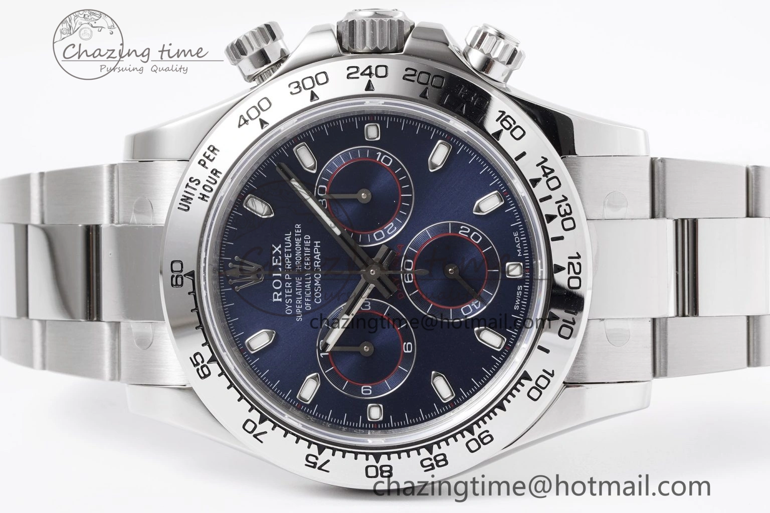 Daytona 116509 KING 1:1 Best Edition Blue Dial on SS Bracelet SH TimelessDesign 1914