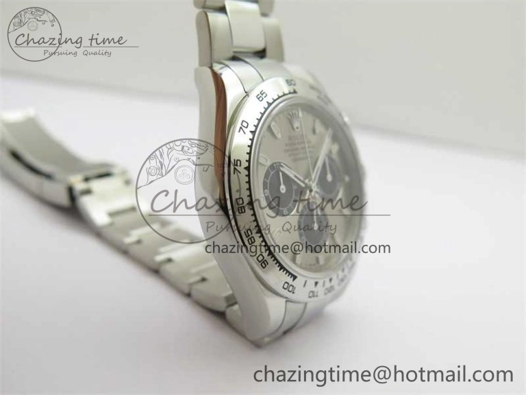 Youthful Daytona 116509 KKF 1:1 Best Edition 904L Steel Gray Dial on SS Bracelet A 2459