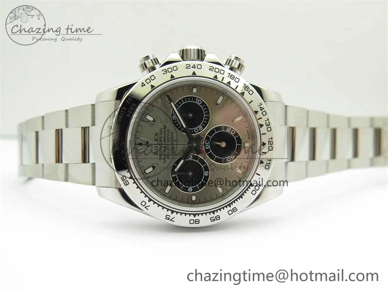 Youthful Daytona 116509 KKF 1:1 Best Edition 904L Steel Gray Dial on SS Bracelet A 2459