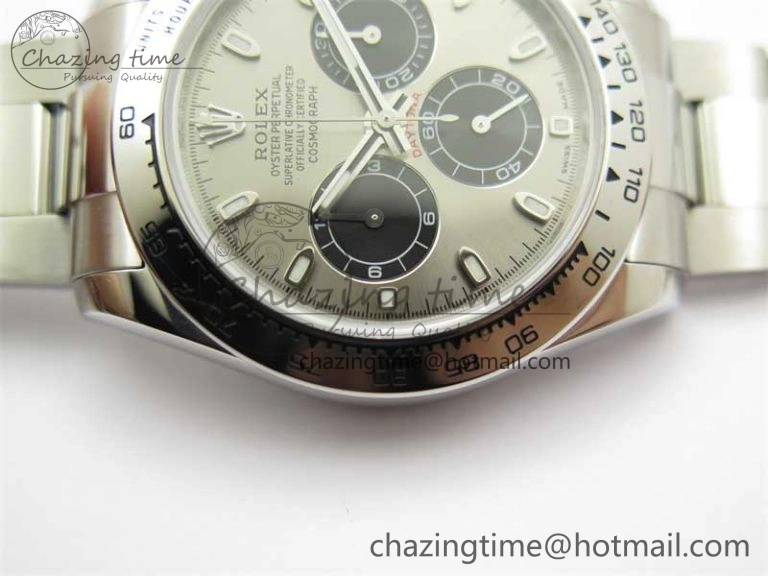 Youthful Daytona 116509 KKF 1:1 Best Edition 904L Steel Gray Dial on SS Bracelet A 2459