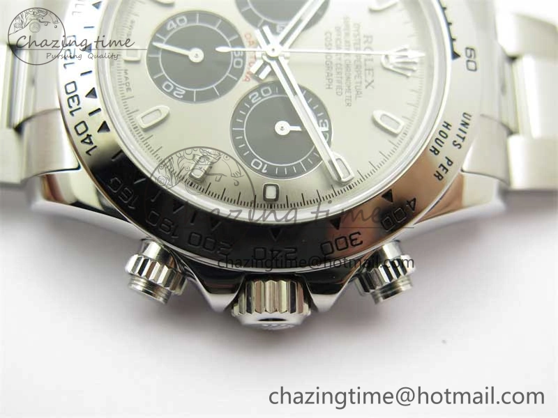 Youthful Daytona 116509 KKF 1:1 Best Edition 904L Steel Gray Dial on SS Bracelet A 2459