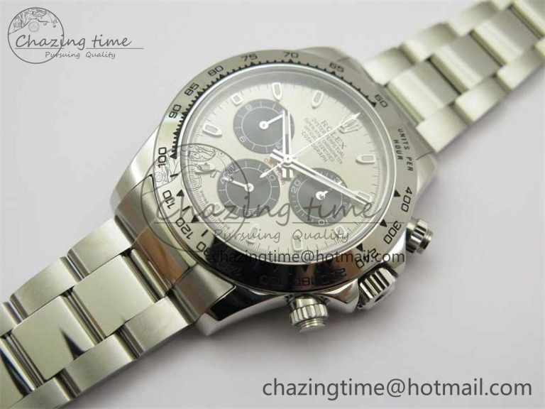 Youthful Daytona 116509 KKF 1:1 Best Edition 904L Steel Gray Dial on SS Bracelet A 2459