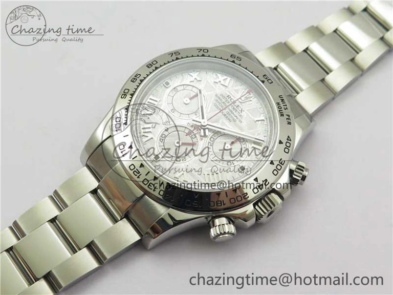SmoothTexture Daytona 116509 ‘Meteorite’ Noob 1:1 Best Edition 904L SS Case and Bracelet SA4130 V 2608