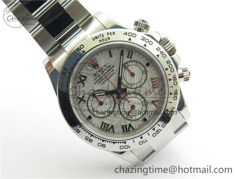 SmoothTexture Daytona 116509 ‘Meteorite’ Noob 1:1 Best Edition 904L SS Case and Bracelet SA4130 V 2608