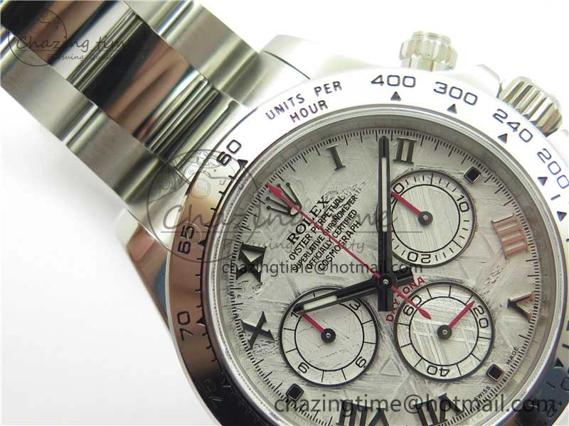 SmoothTexture Daytona 116509 ‘Meteorite’ Noob 1:1 Best Edition 904L SS Case and Bracelet SA4130 V 2608