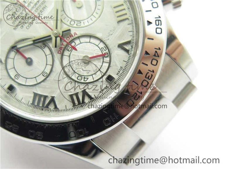 SmoothTexture Daytona 116509 ‘Meteorite’ Noob 1:1 Best Edition 904L SS Case and Bracelet SA4130 V 2608