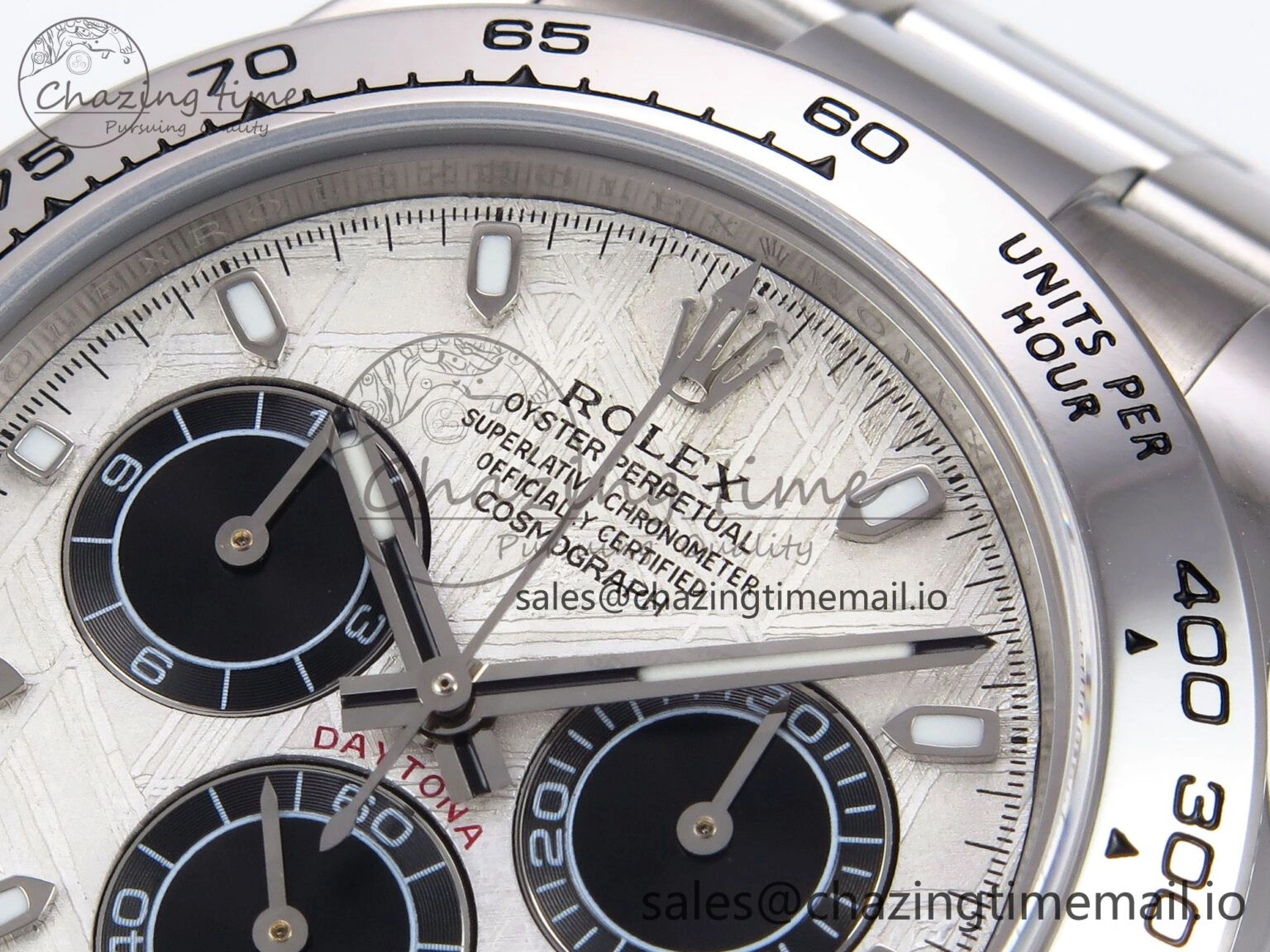 Minimalist Daytona 116509 N6F 1:1 Best Edition Meteorite Dial on YG Bracelet SA 883