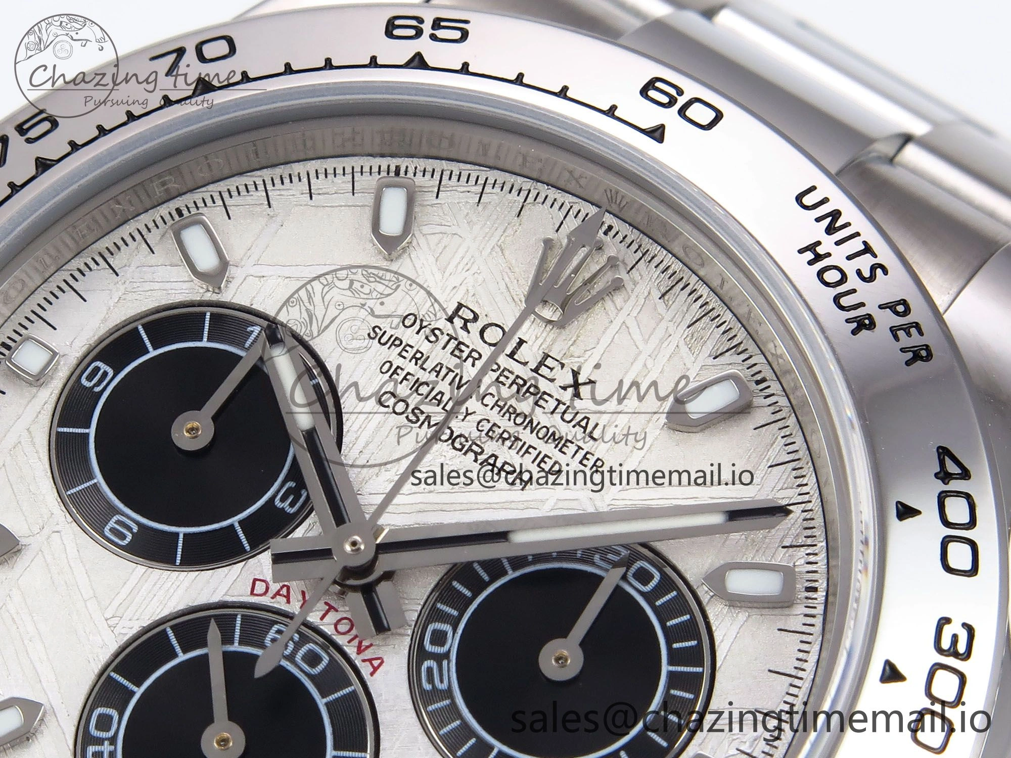 Minimalist Daytona 116509 N6F 1:1 Best Edition Meteorite Dial on YG Bracelet SA 883