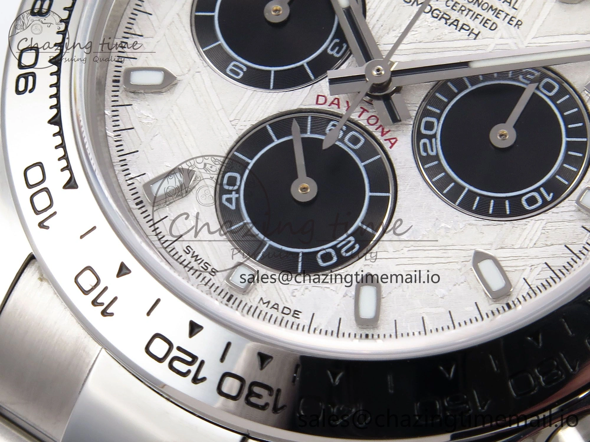 Minimalist Daytona 116509 N6F 1:1 Best Edition Meteorite Dial on YG Bracelet SA 883