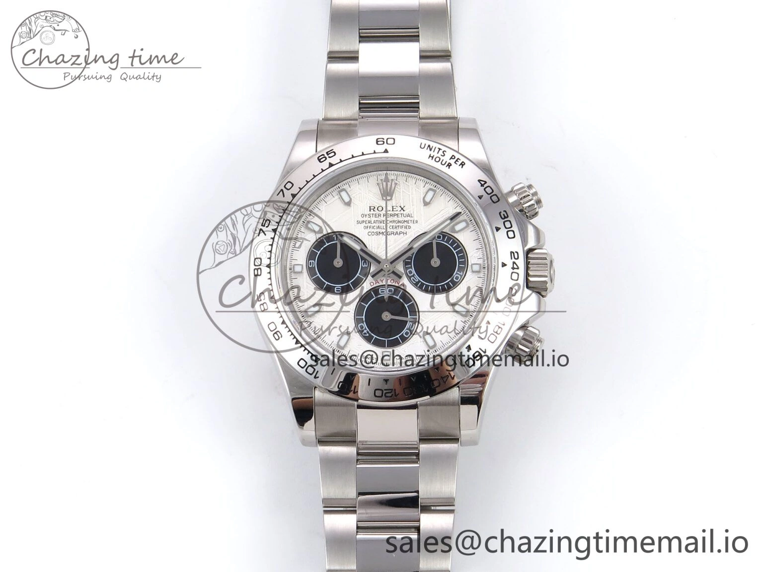 Minimalist Daytona 116509 N6F 1:1 Best Edition Meteorite Dial on YG Bracelet SA 883