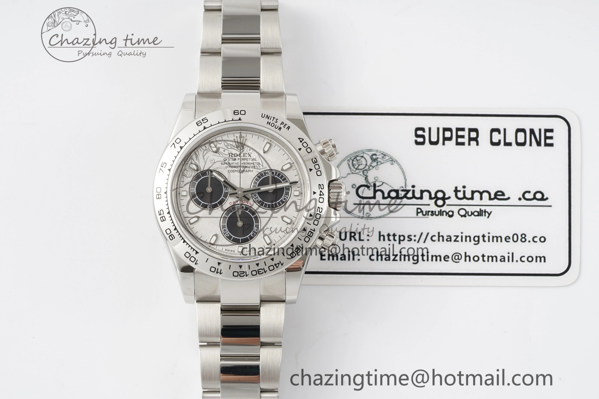 Daytona 116509 Noob 1:1 Best Edition Meteorite Dial on SS Bracelet SA Compact 2014