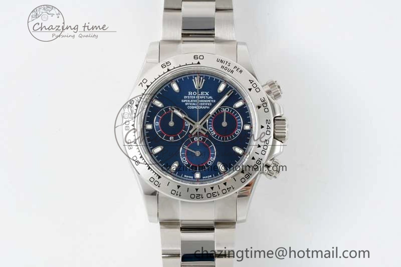 Daytona 116509 QF 1:1 Best Edition Blue Dial on SS Bracelet SA Casual 2268
