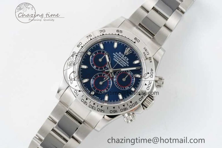 Daytona 116509 QF 1:1 Best Edition Blue Dial on SS Bracelet SA Casual 2268
